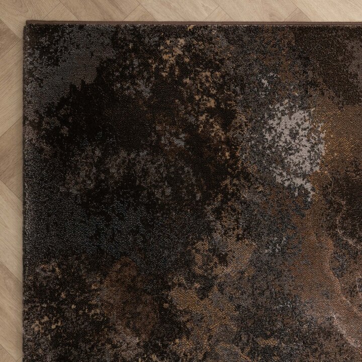 Tapis d'extérieur Kelim - Raphael Marron Foncé - 4