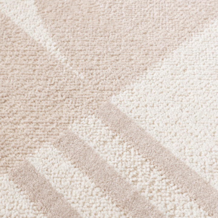 Tapis rétro intérieur et extérieur - Aurora Circles Beige - 3