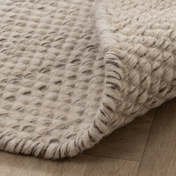 Tapis en laine rond - Bliss Beige Mélangé - 7