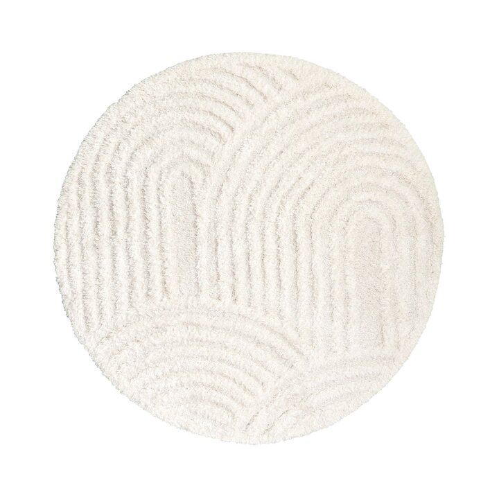 Tapis marbré - Lova Arches Crème - 1