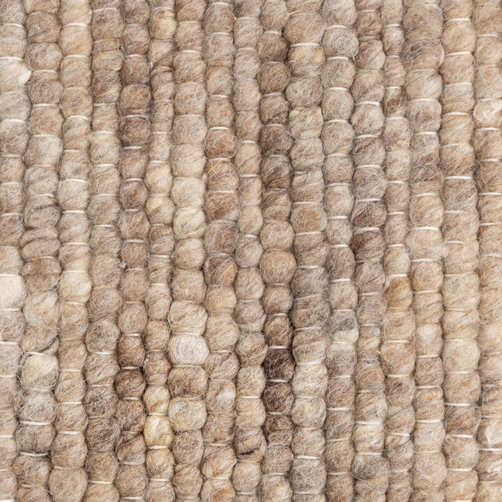 Tapis en laine rond - Feline Taupe/Mélangé - 4