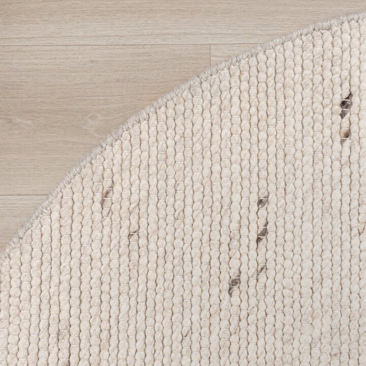 Tapis ovale en laine - Feline Blanc/Mélangé - 5