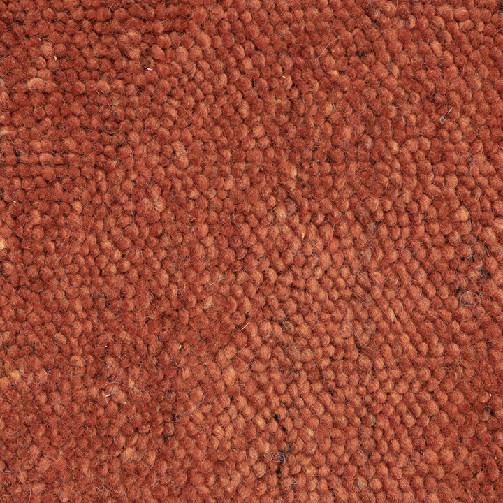 Tapis rond berbère - Aicha Terracotta - 4