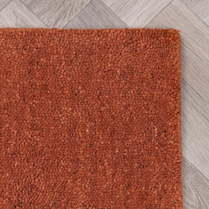 Tapis rond berbère - Aicha Terracotta - 5