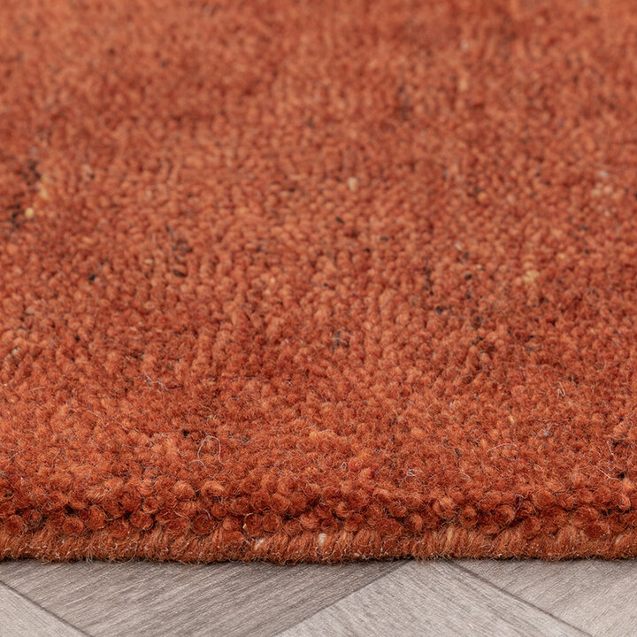 Tapis rond berbère - Aicha Terracotta - 6