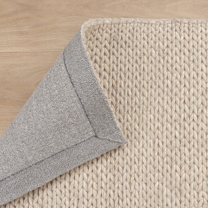 Tapis en laine - Twist Beige - 6