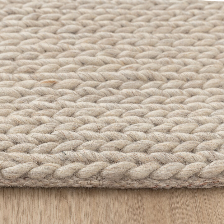 Tapis en laine - Twist Beige - 7