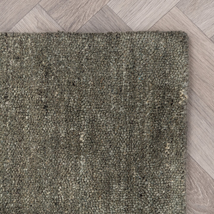 Tapis rond berbère - Aicha Vert Foncé - 5
