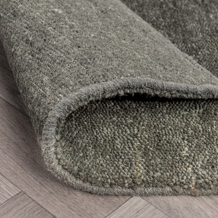 Tapis rond berbère - Aicha Vert Foncé - 7