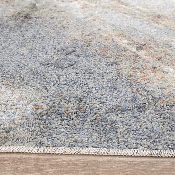 Tapis abstrait - Misha Lines Crème/Gris - 5