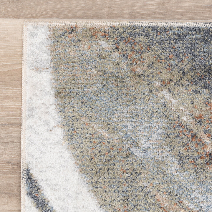 Tapis abstrait - Misha Lines Crème/Gris - 6