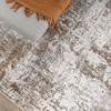 Tapis abstrait - Misha Grunge Crème/Marron - thumbnail 3