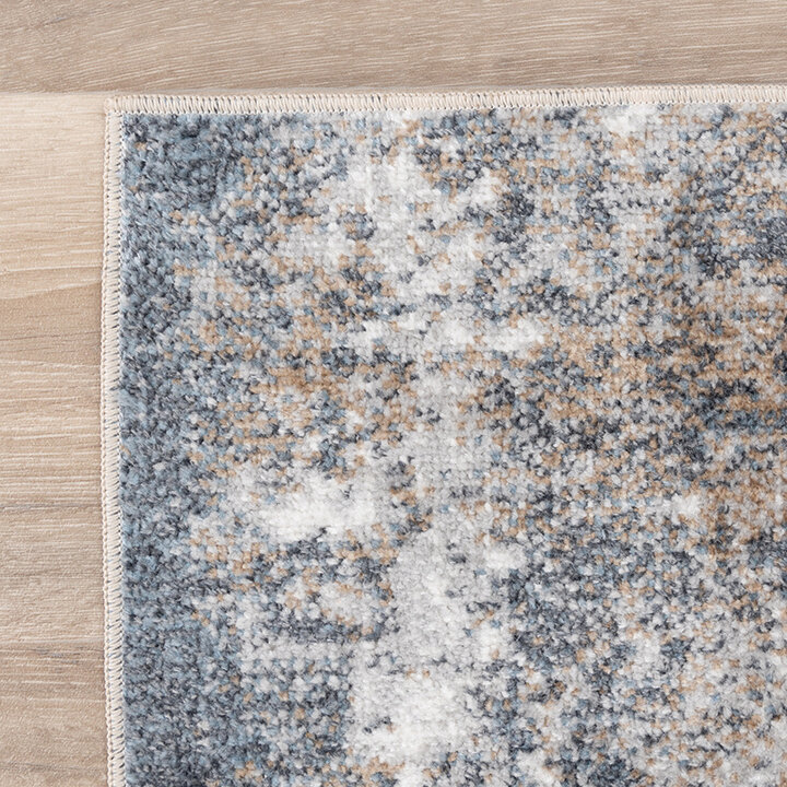 Tapis abstrait - Misha Grunge Crème/Gris - 4