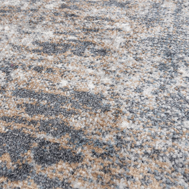Tapis abstrait - Misha Grunge Crème/Gris - 5