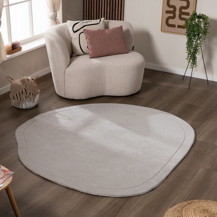 Tapis de jeu carré - Halo Stone Gris