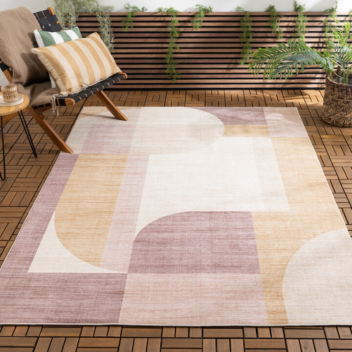 Tapis d'extérieur - Groovy Shapes Pastel