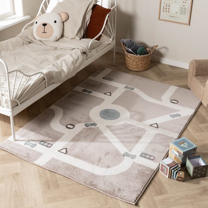 Tapis d'extérieur violet - Bowie Auto weg Taupe