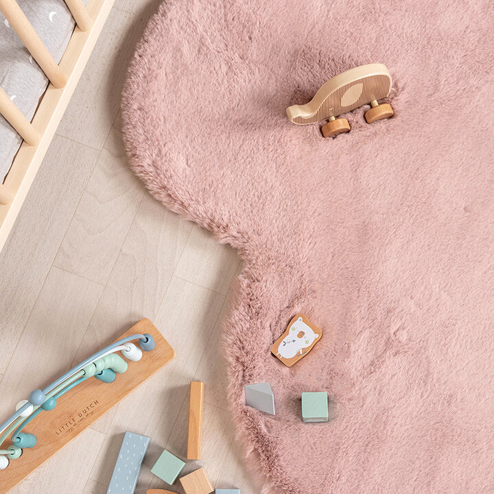 Tapis pour enfants - Huggy Hart Rose - 2