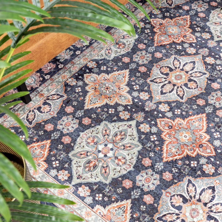 Tapis vintage - Imagine Oriental Bleu - 4