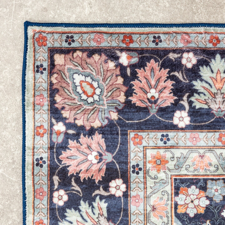 Tapis vintage - Imagine Oriental Bleu - 5