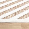 Tapis persan - Nori Lines Blanc/Taupe - thumbnail 5