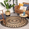 Tapis rond en jute - Henna Ayda Naturel - thumbnail