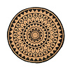 Tapis rond en jute - Henna Ayda Naturel - thumbnail 1