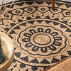 Tapis rond en jute - Henna Ayda Naturel - thumbnail 2