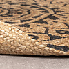 Tapis rond en jute - Henna Ayda Naturel - thumbnail 5