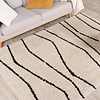 Tapis à poils longs - Grand Wire Crème/Noir - thumbnail 3