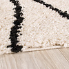 Tapis à poils longs - Grand Wire Crème/Noir - thumbnail 4