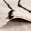 Tapis à poils longs - Grand Wire Crème/Noir - thumbnail 5
