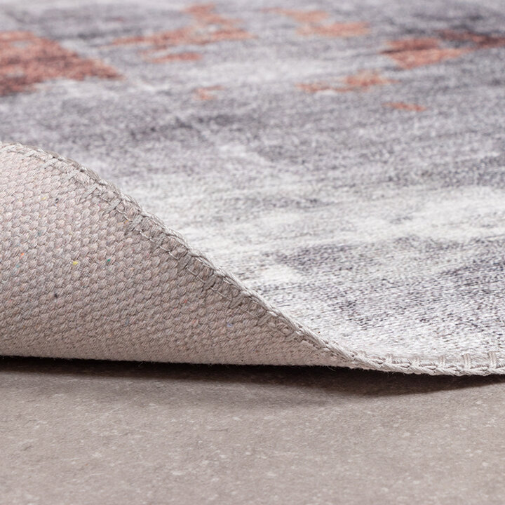 Tapis moderne - Strong Gris/Terracotta - 5