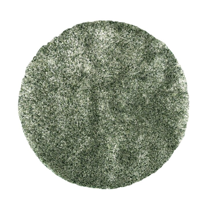 Tapis shaggy ovale - Grace Vert - 1
