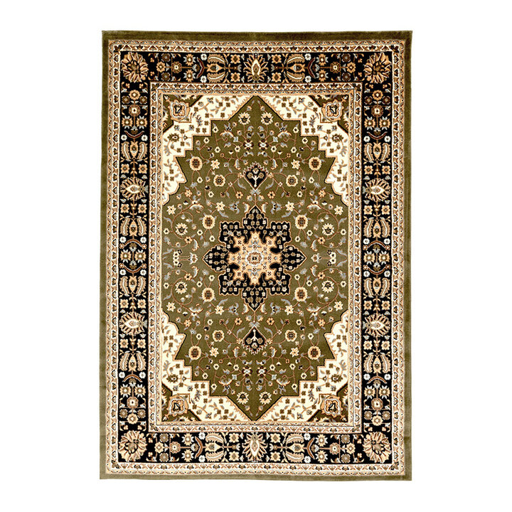 Plaid lavable - Rezah Medaillon Vert Olive - 1