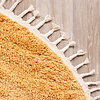 Tapis rond à poils longs - Lofty Fringe Jaune - thumbnail 4