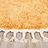 Tapis rond à poils longs - Lofty Fringe Jaune - thumbnail 6