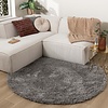 Tapis shaggy ovale - Blaze Gris - thumbnail