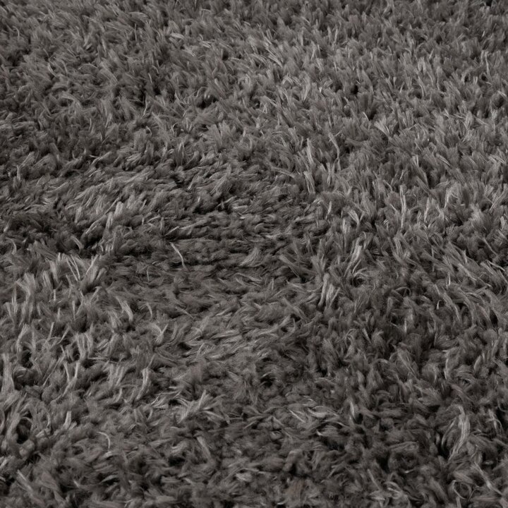 Tapis shaggy ovale - Blaze Gris - 4
