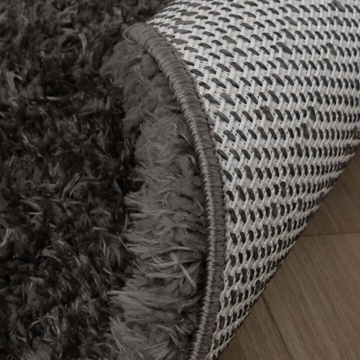 Tapis shaggy ovale - Blaze Gris - 7
