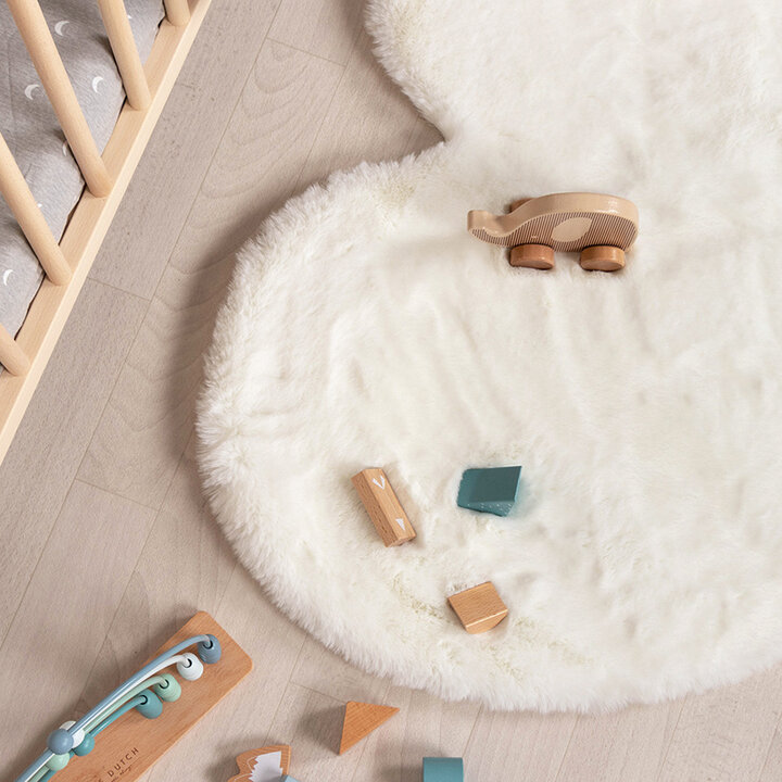 Tapis pour enfants - Huggy Hart Blanc - 2