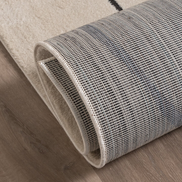 Tapis d'extérieur - Yori Lines Crème/Noir - 7