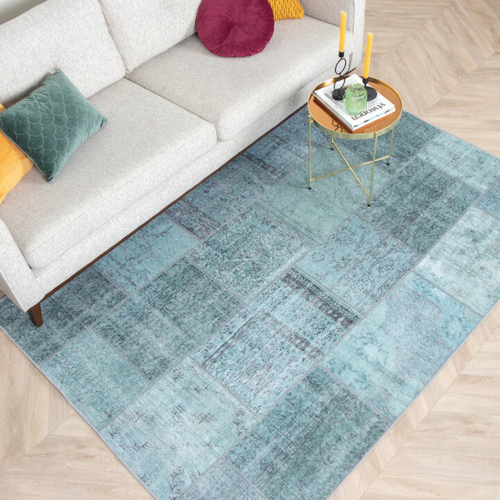 Tapis patchwork - Estate Bleu/Vert - 3