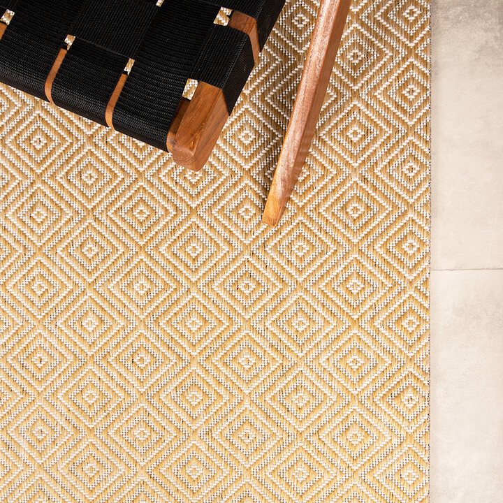 Tapis d'extérieur - Summer Tile Jaune - 4