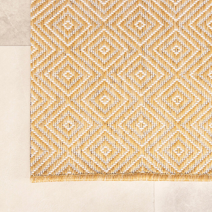 Tapis d'extérieur - Summer Tile Jaune - 7