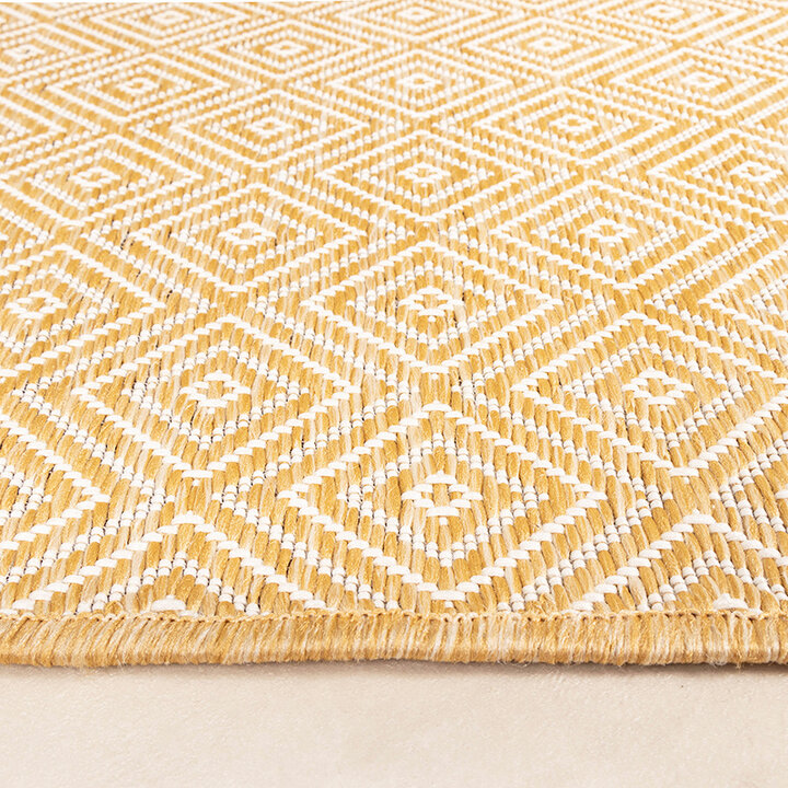 Tapis d'extérieur - Summer Tile Jaune - 8