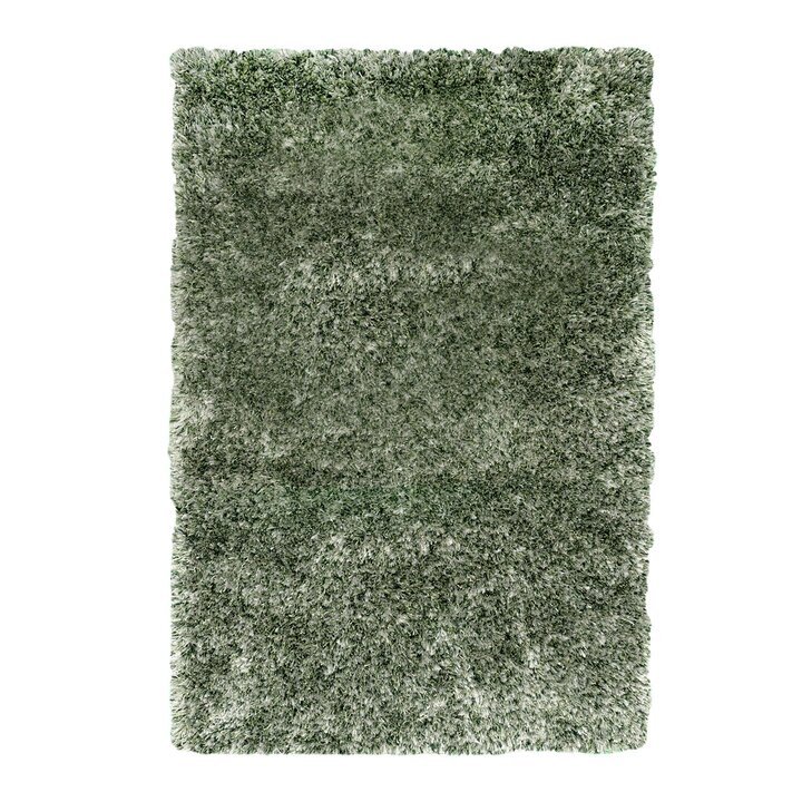 Tapis shaggy rond - Grace Vert - 1