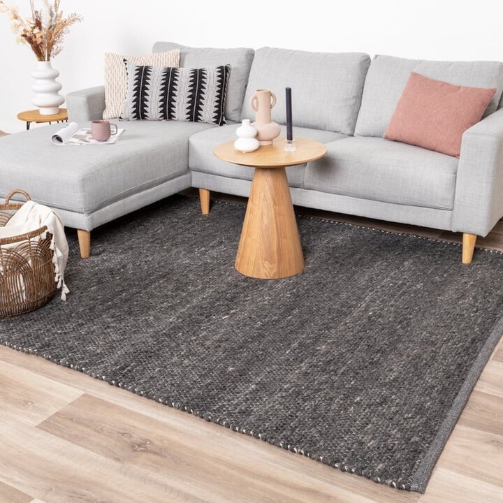 Tapis en laine - Feline Anthracite/Mélangé