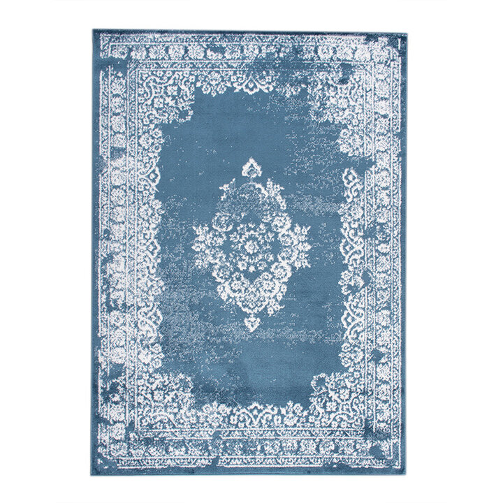 Tapis vintage - Adore Medaillon Bleu - 1