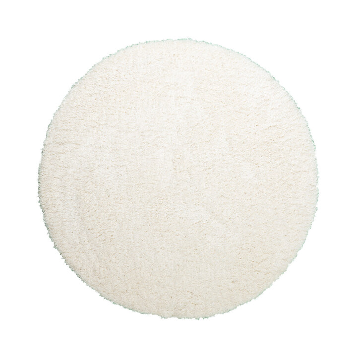 Tapis shaggy ovale - Blaze Blanc - 1